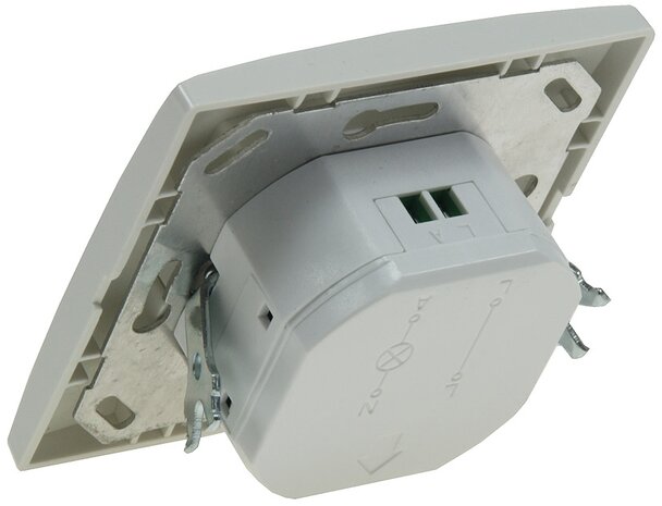 LED PIR BEWEGINGSMELDER WAND INBOUW IP20 230V 1-200W 160° 9M REIKWIJDTE  