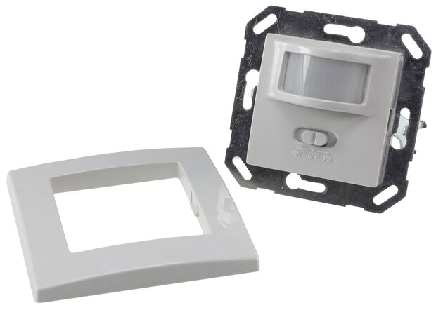 LED PIR BEWEGINGSMELDER WAND INBOUW IP20 230V 1-200W 160° 9M REIKWIJDTE  