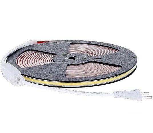 COB LED STRIP 230V IP65 8-METER 2700K WARM WIT 