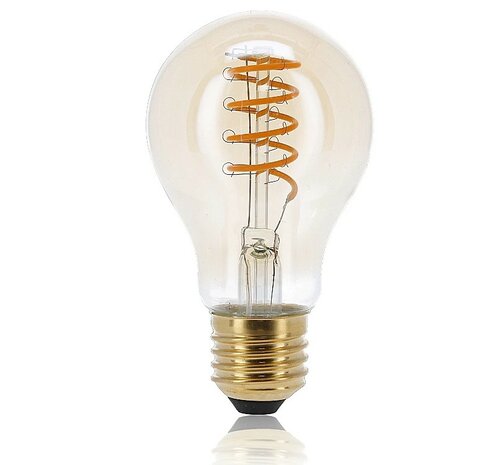 LED FILAMENT A60 PEER AMBER DIMBAAR E27 4W 222LM 2000K  