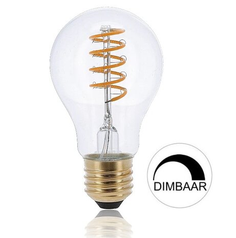 LED FILAMENT A60 PEER CLEAR DIMBAAR E27 4W 300LM 2000K  