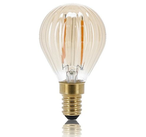 LED FILAMENT G45 MINI-LAMP AMBER E14 2W 108LM 2000K  