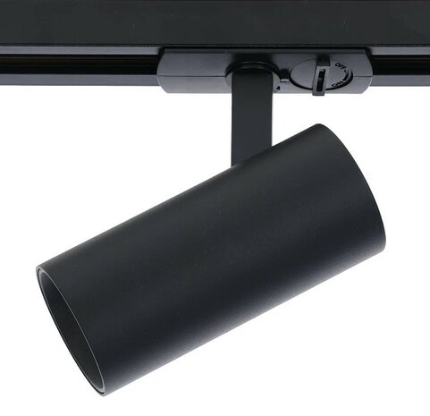 1-FASE LED RAILSPOT ZWART DIMBAAR 230V 10W 780LM CCT-SWITCH