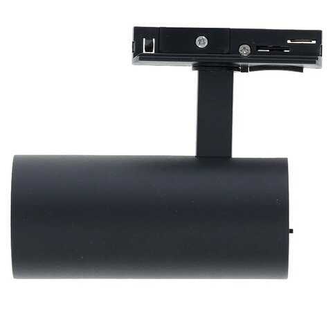 1-FASE LED RAILSPOT ZWART DIMBAAR 230V 10W 780LM CCT-SWITCH