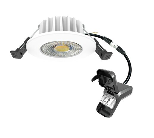 LED INBOUWSPOT SLIM WIT IP65 38°/60° CCT-SWITCH 6W 600LM 