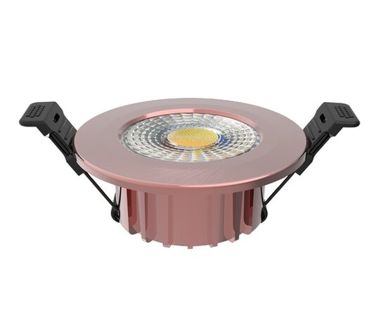 LED INBOUWSPOT SLIM KOPER IP65 38°/60° CCT-SWITCH 6W 600LM 