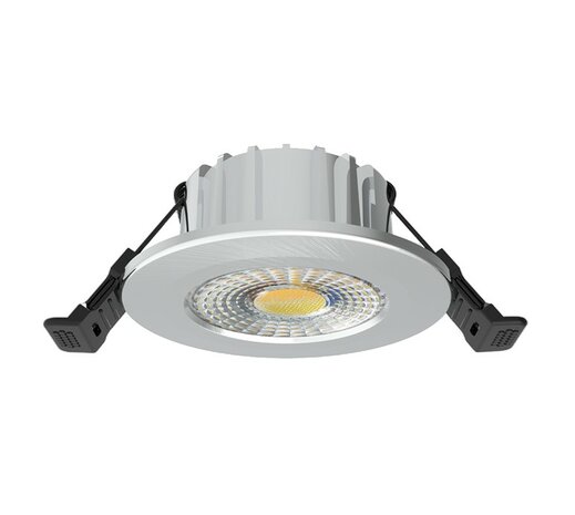LED INBOUWSPOT SLIM ZILVER IP65 38°/60° CCT-SWITCH 6W 600LM 