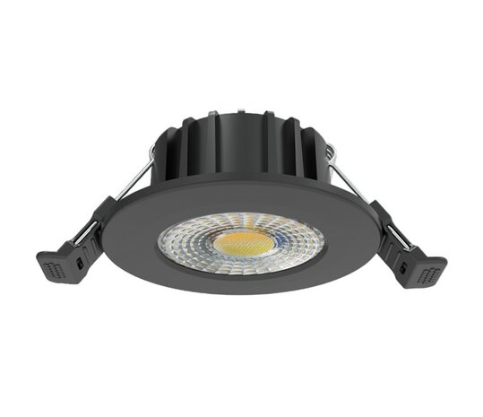 LED INBOUWSPOT SLIM ZWART IP65 38°/60° CCT-SWITCH 6W 600LM 