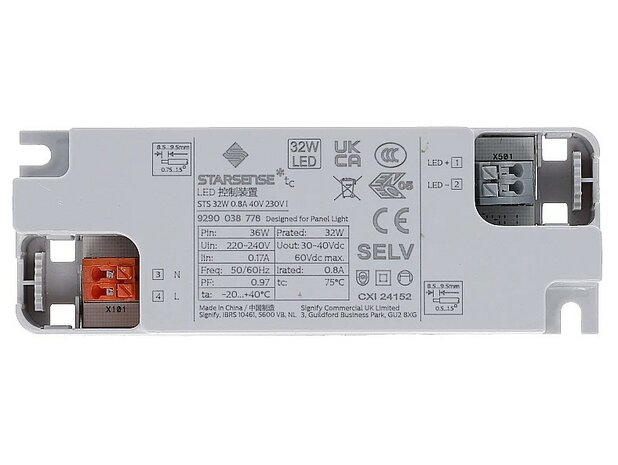 LED PANEEL BACK-LIT 60X60CM MET 3-SWP SNOER 28W CCT-SWITCH 