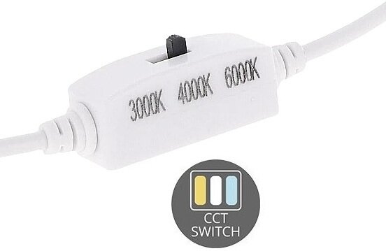 LED PANEEL BACK-LIT 120X30CM MET EUROSNOER 28W CCT-SWITCH 