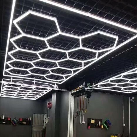 LED HEXAGON 14 HONINGRATEN COMPLEET SET KOEL WIT 