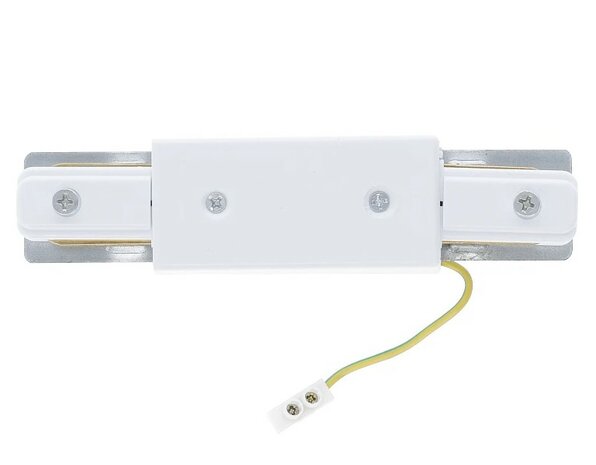 MIDDENVOEDING CONNECTOR VOOR 1-FASE RAILS WIT OF ZWART