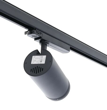 LED 3-FASE RAILSPOT ZOOM 15°-55° POWER- & CCT-SWITCH 