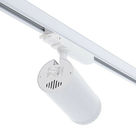 LED 3-FASE RAILSPOT ZOOM 15°-55° POWER- & CCT-SWITCH 