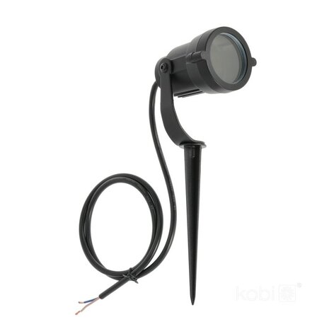 TUINSPOT BLAKE MET GRONDPIN ALUMINIUM/GLAS IP65 230V GU10