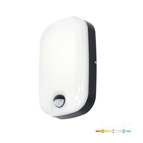 LED WANDLAMP BAVANO PIR SENSOR IP54 230V 15W 1200LM 