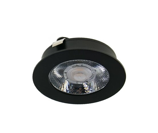 LED MEUBELSPOT ZWART IP44 12V/DC 3W 240LM 2700K WARM WIT