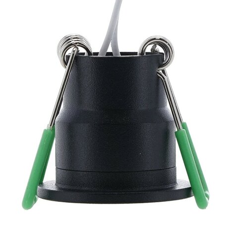 LED MINI INBOUWSPOT ZWART IP65 12V/DC 3W 240LM 2700K WARM WIT