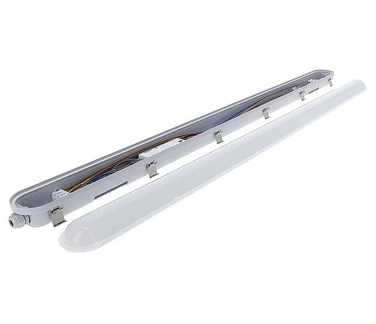 LED BATTEN 120CM PHILIPS&reg; DRIVER IP65 IK08 POWER & CCT-SWITCH 