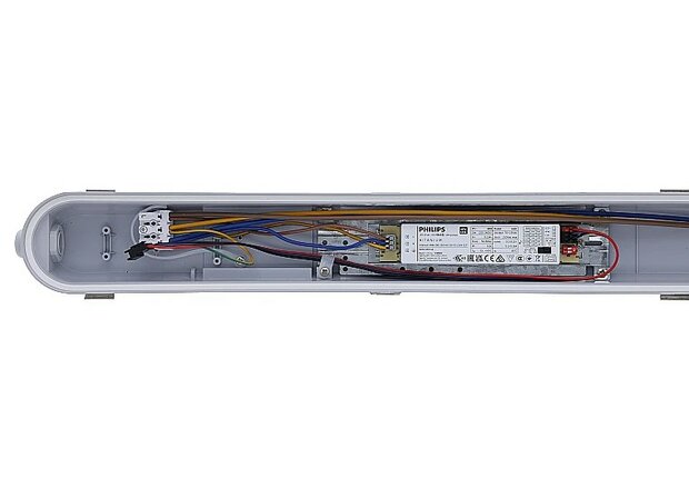 LED BATTEN 120CM PHILIPS&reg; DRIVER IP65 IK08 POWER & CCT-SWITCH 