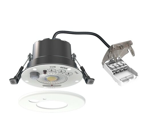 LED INBOUWSPOT MET SENSOR IP65 DIM & CCT-SWITCH 6W 600LM WIT 