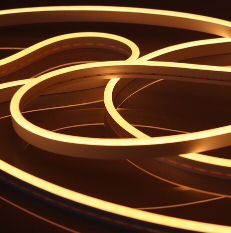 LED NEON FLEX STRIP SPOTLESS IP65 24V/DC 13W/M 2400K AMBER 