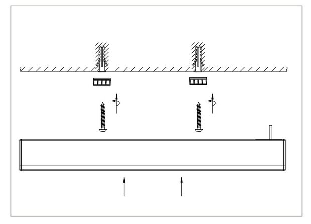 LED BATTEN SUBTILO IP20 120CM 230V 30W 3600LM COLOR-SWITCH
