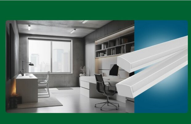 LED BATTEN SUBTILO IP20 60CM 230V 18W 1800LM COLOR-SWITCH