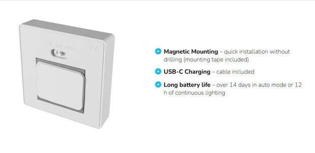 LED ACCU RGBW WANDLAMP LUMINA POP DIMBAAR SENSOR 