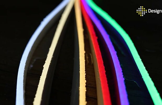LED NEON FLEX STRIP IP65 6x12MM 25M 24V/DC 12W/M 3000K WARM WIT