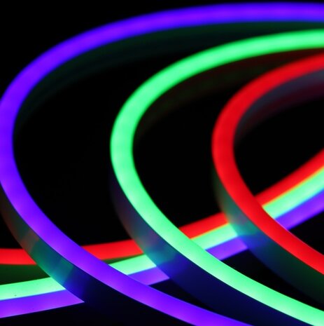 LED NEON STRIP IP65 6x12MM 25M 24V/DC 12W/M BLAUW