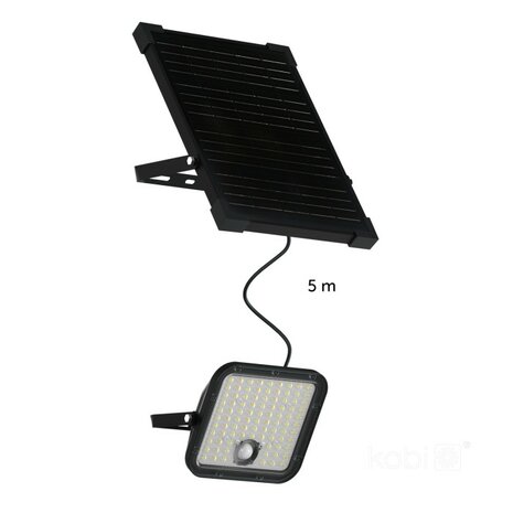 SOLAR LED VERSTRALER SENSOR DIM & 2CCT REMOTE 4800LM 30W