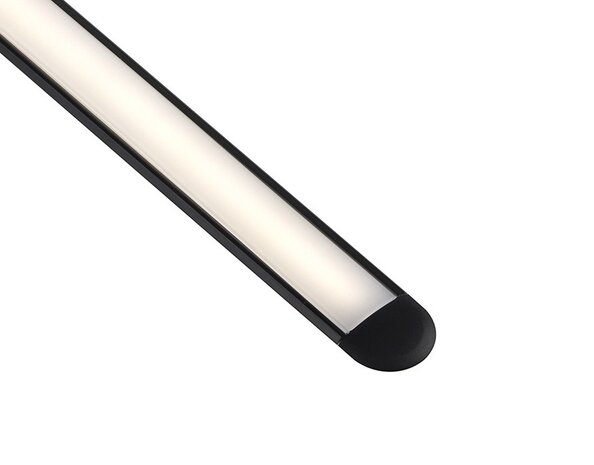 ALUMINIUM PROFIEL XL-INLINE ZWART LED STRIPS TOT 12-MM
