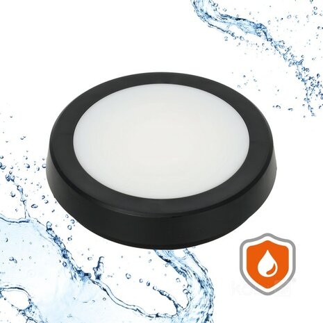 LED PLAFONDLAMP NAIROS BLACK IP65 IK08 230V 12W 1841LM CCT