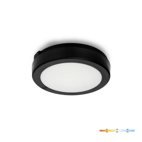 LED PLAFONDLAMP NAIROS BLACK IP65 IK08 230V 12W 1841LM CCT