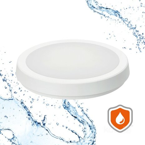 LED PLAFONDLAMP NAIROS WHITE IP65 IK08 230V 18W 2761LM CCT