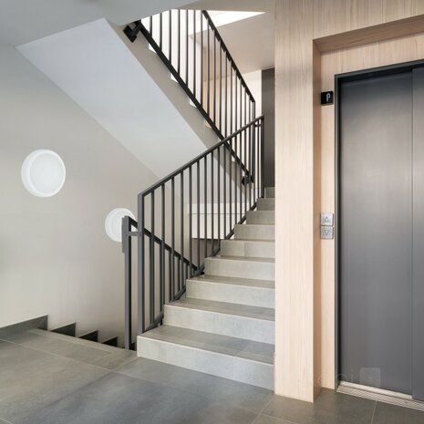 LED PLAFONDLAMP NAIROS WHITE IP65 IK08 230V 24W 3568LM CCT