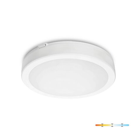 LED PLAFONDLAMP NAIROS WHITE IP65 IK08 230V 24W 3568LM CCT
