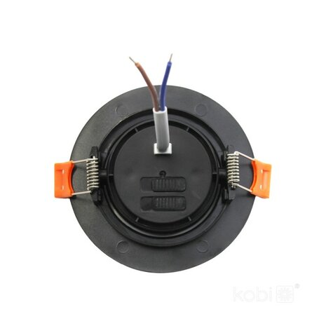 LED INBOUWSPOT ECO ZWART POWER- & CCT-SWITCH IP20