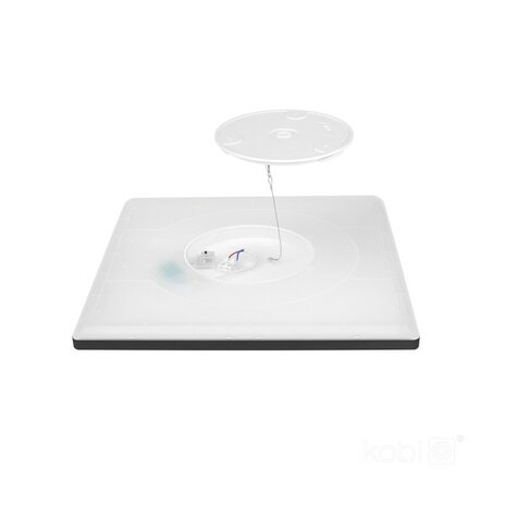 LED PLAFONDLAMP NIVERA ZWART CCT-SWITCH IP54 12W 1600LM 