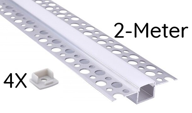 ALUMINIUM PLEISTERPROFIEL ALU - LED STRIP TOT 12-MM