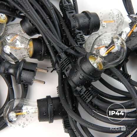 BUITENSLINGER OUTDOOR 10-METER 10 X E27 KOPPELBAAR