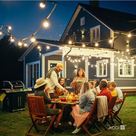 BUITENSLINGER OUTDOOR 20-METER 20 X E27 KOPPELBAAR