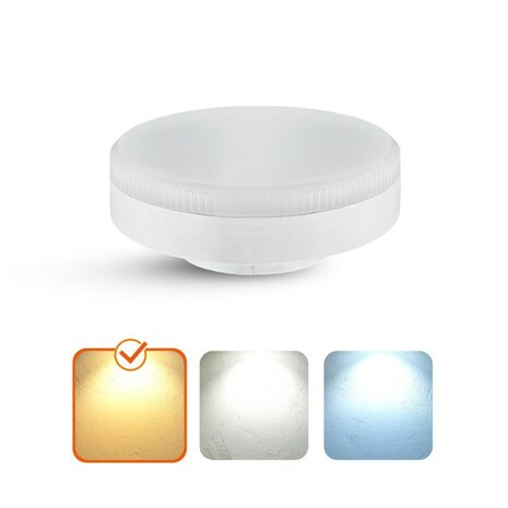LED LAMP GX53 110&deg; 230V 11W=70W 3000K WARM WIT 