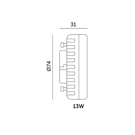LED LAMP GX53 110&deg; 230V 13W=84W 3000K WARM WIT 