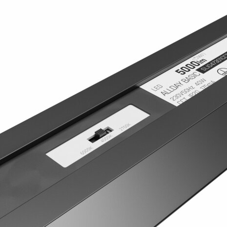 LED LINEAR ARMATUUR ZWART 150CM POWER- & CCT-SWITCH 
