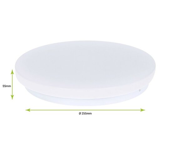 LED PLAFONDLAMP BASIC IP20 230V 12W 840LM CCT-SWITCH 
