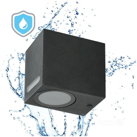 TUINLAMP WANDLAMP QUERK-6 DOWN IP54 230V GU10