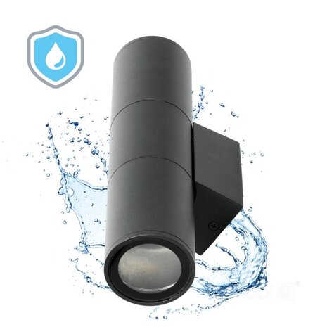 TUINLAMP GEVELLAMP QUERK-3 UP/DOWN IP54 230V GU10