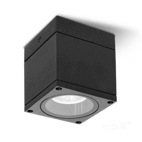 BUITENLAMP OPBOUWSPOT QUERK-1 IP54 230V GU10